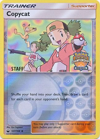 Copycat (127/168) (Regional Championship Promo Staff) [Sun & Moon: Celestial Storm] | Card Merchant Takapuna