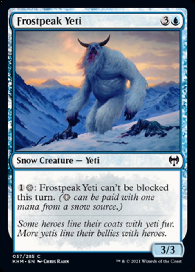 Frostpeak Yeti [Kaldheim] | Card Merchant Takapuna