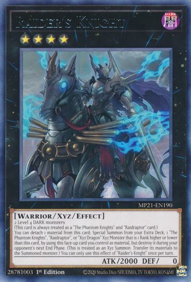 Raider's Knight [MP21-EN190] Rare | Card Merchant Takapuna