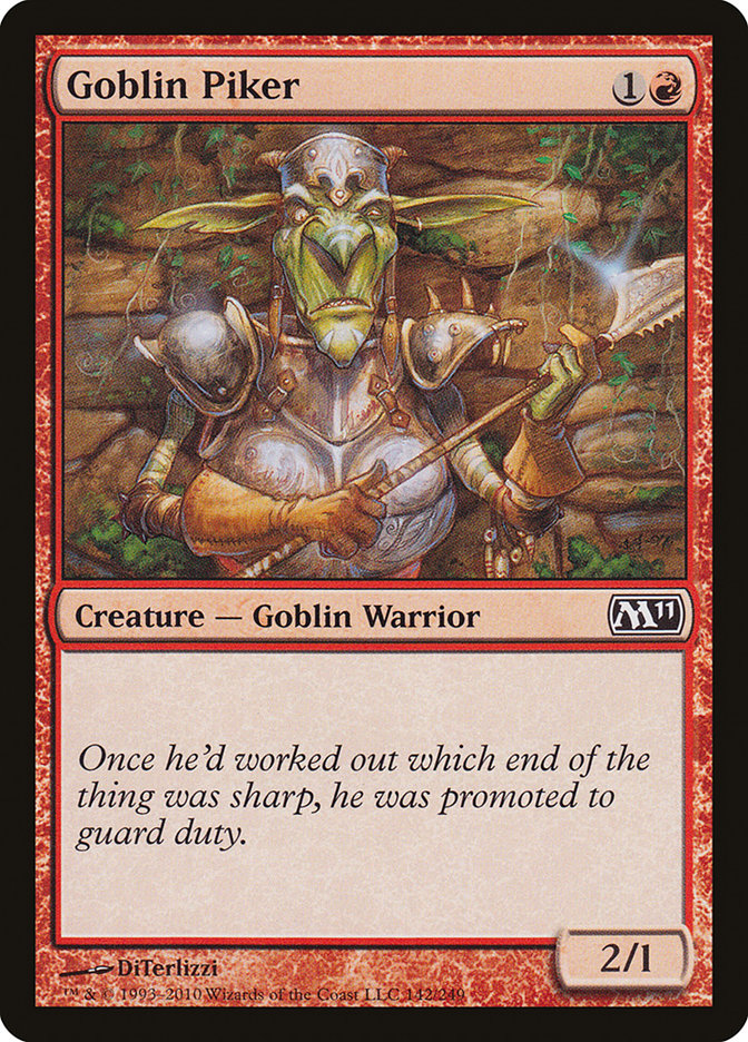 Goblin Piker [Magic 2011] | Card Merchant Takapuna