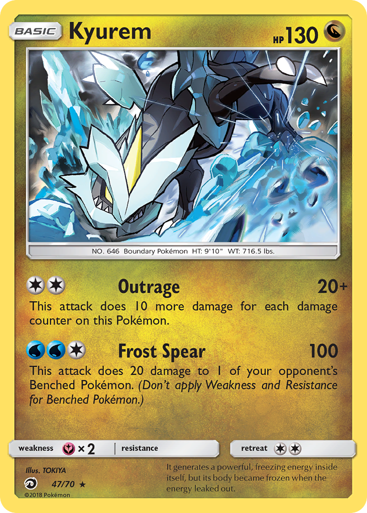 Kyurem (47/70) [Sun & Moon: Dragon Majesty] | Card Merchant Takapuna