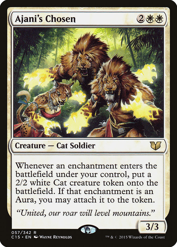 Ajani's Chosen [Commander 2015] | Card Merchant Takapuna