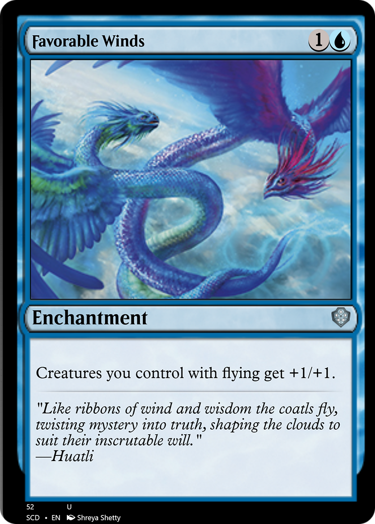 Favorable Winds [Starter Commander Decks] | Card Merchant Takapuna