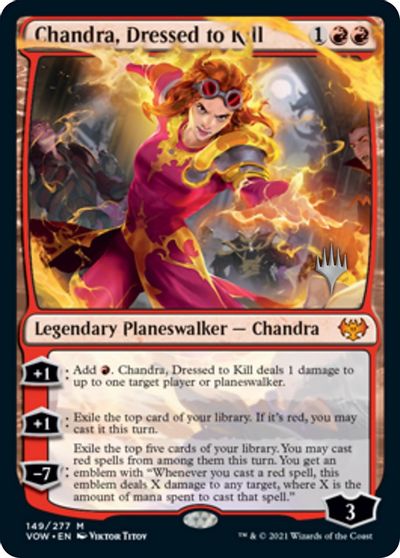 Chandra, Dressed to Kill (Promo Pack) [Innistrad: Crimson Vow Promos] | Card Merchant Takapuna