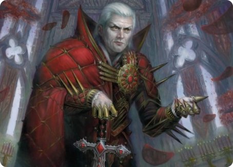 Edgar, Charmed Groom 1 Art Card [Innistrad: Crimson Vow Art Series] | Card Merchant Takapuna