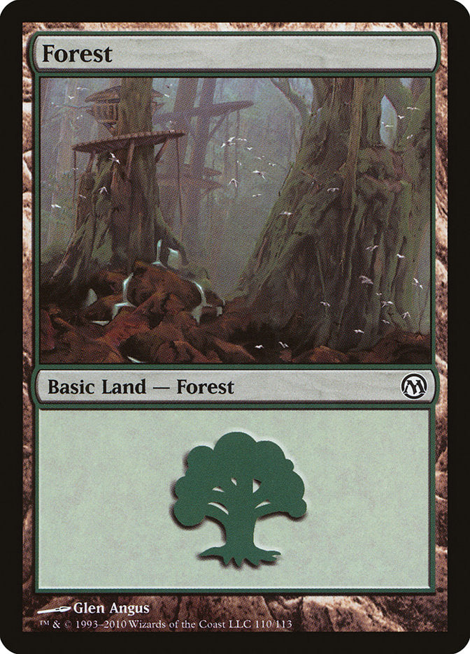 Forest (110) [Duels of the Planeswalkers] | Card Merchant Takapuna