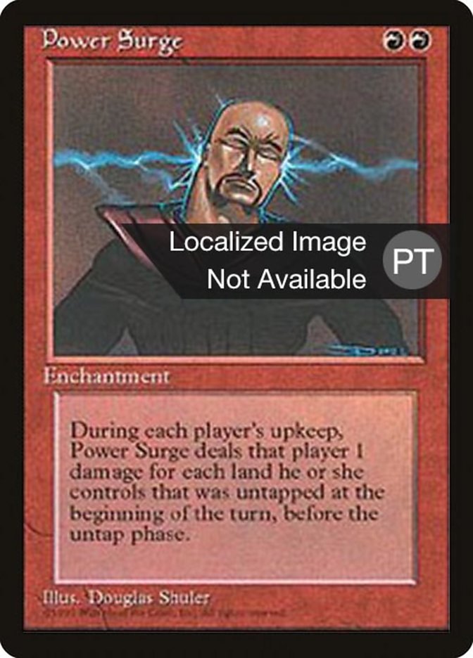 Power Surge [Fourth Edition (Foreign Black Border)] | Card Merchant Takapuna