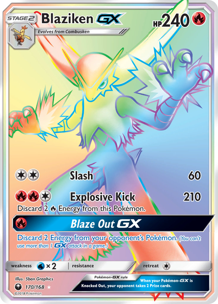 Blaziken GX (170/168) [Sun & Moon: Celestial Storm] | Card Merchant Takapuna