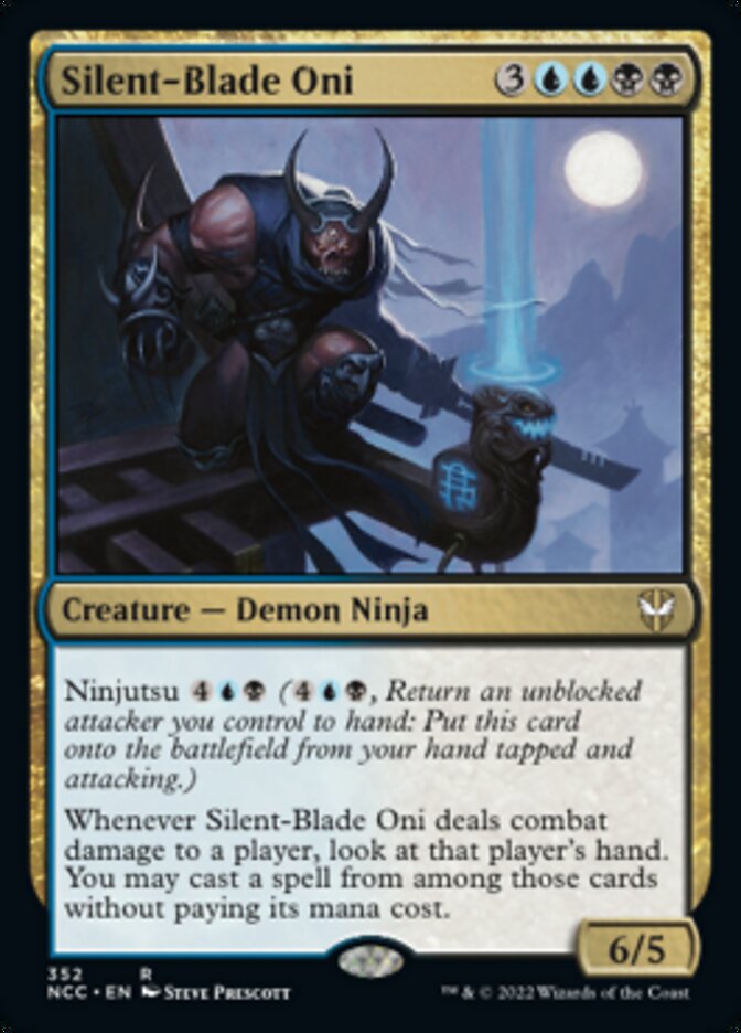 Silent-Blade Oni [Streets of New Capenna Commander] | Card Merchant Takapuna