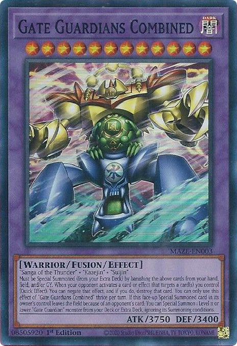 Gate Guardians Combined [MAZE-EN003] Super Rare | Card Merchant Takapuna