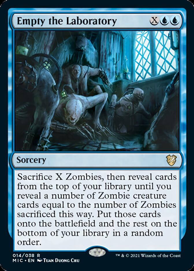 Empty the Laboratory [Innistrad: Midnight Hunt Commander] | Card Merchant Takapuna