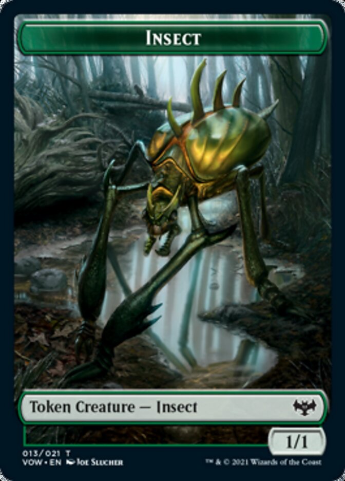 Insect Token [Innistrad: Crimson Vow Tokens] | Card Merchant Takapuna