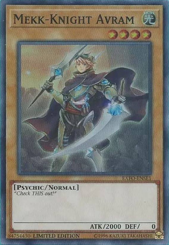 Mekk-Knight Avram [EXFO-ENSE1] Super Rare | Card Merchant Takapuna