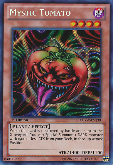 Mystic Tomato [LCYW-EN239] Secret Rare | Card Merchant Takapuna