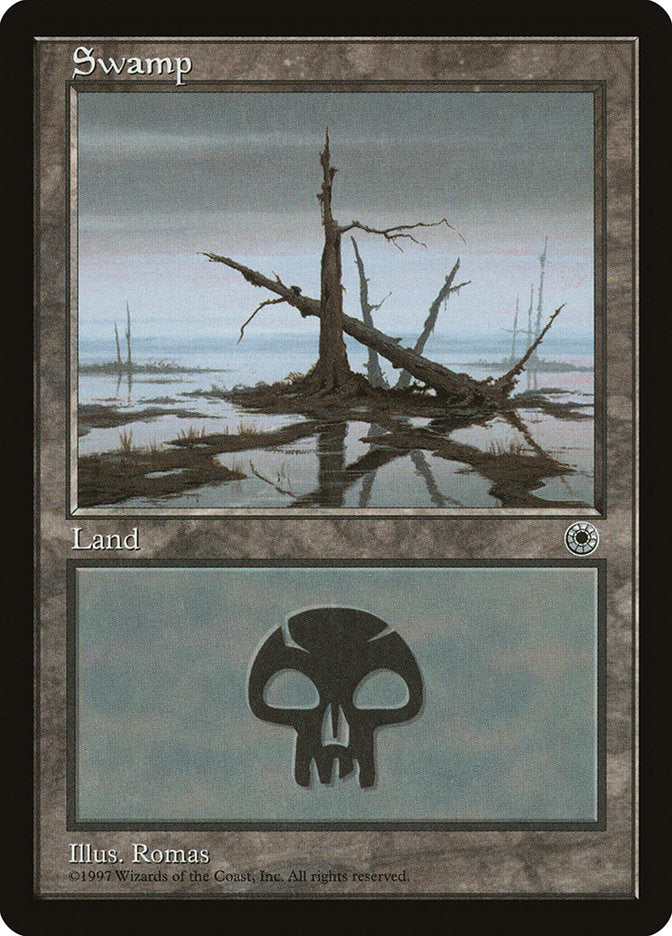 Swamp (Blue Morning Horizon) [Portal] | Card Merchant Takapuna