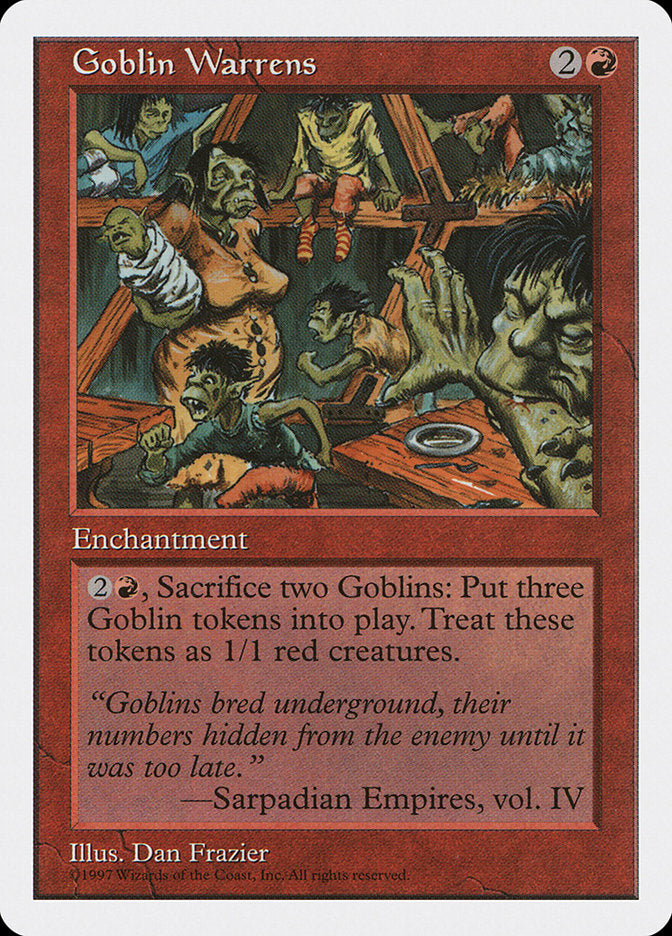 Goblin Warrens [Fifth Edition] | Card Merchant Takapuna