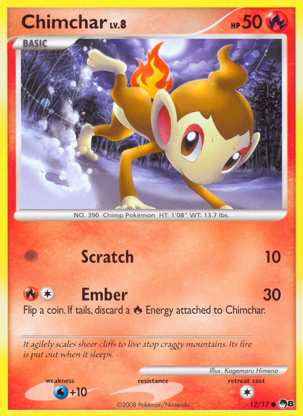 Chimchar (12/17) [POP Series 8] | Card Merchant Takapuna