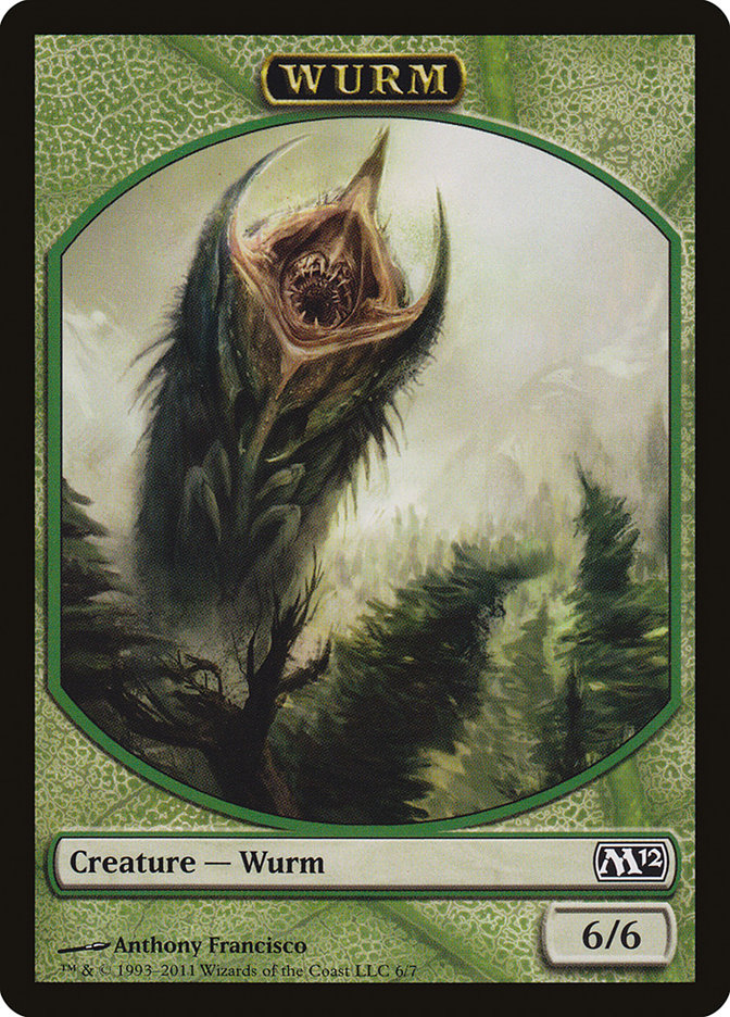 Wurm Token [Magic 2012 Tokens] | Card Merchant Takapuna