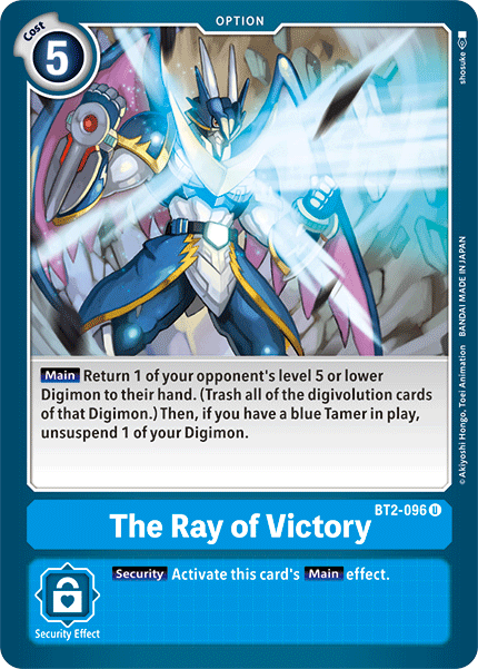 The Ray of Victory [BT2-096] [Release Special Booster Ver.1.5] | Card Merchant Takapuna