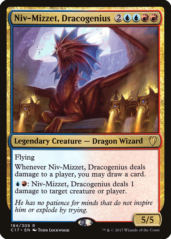 Niv-Mizzet, Dracogenius [Commander 2017] | Card Merchant Takapuna