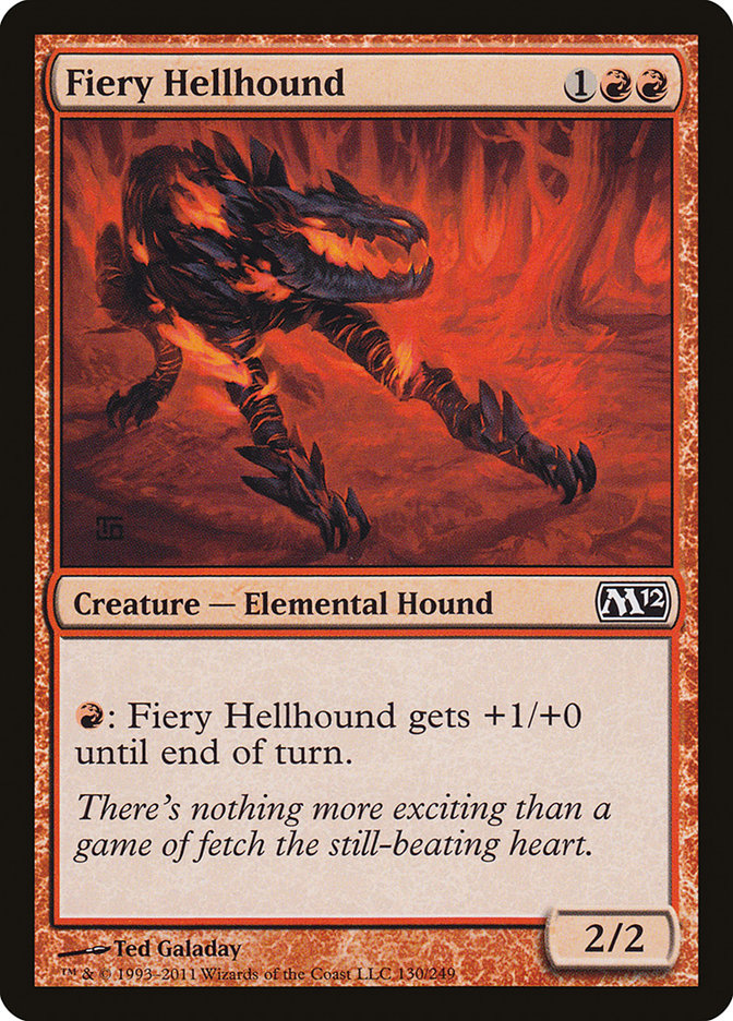 Fiery Hellhound [Magic 2012] | Card Merchant Takapuna