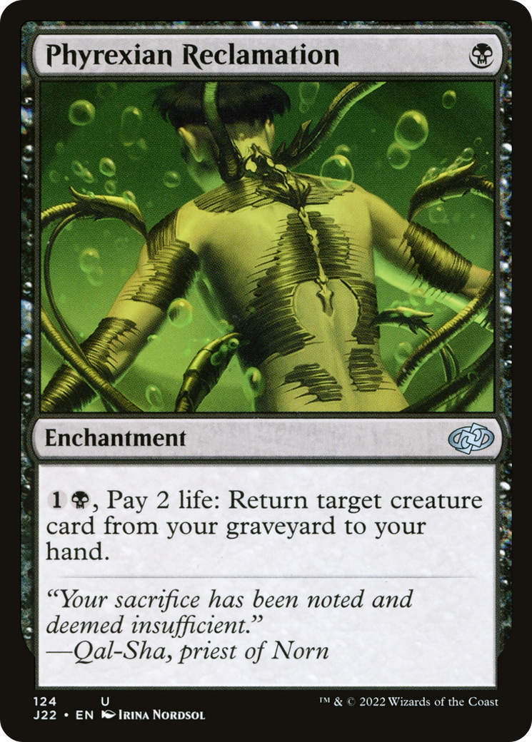 Phyrexian Reclamation [Jumpstart 2022] | Card Merchant Takapuna