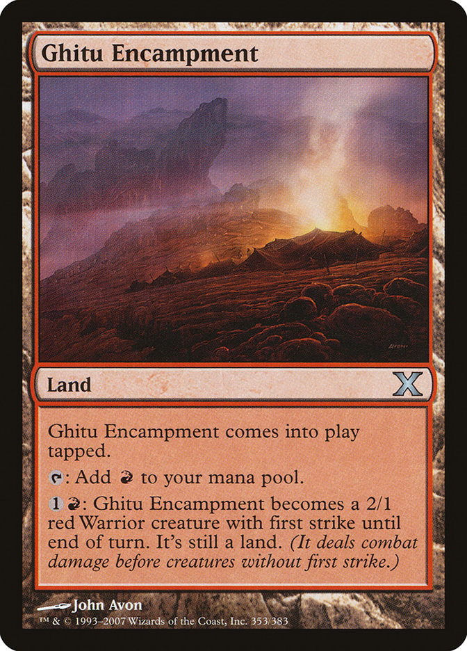 Ghitu Encampment [Tenth Edition] | Card Merchant Takapuna