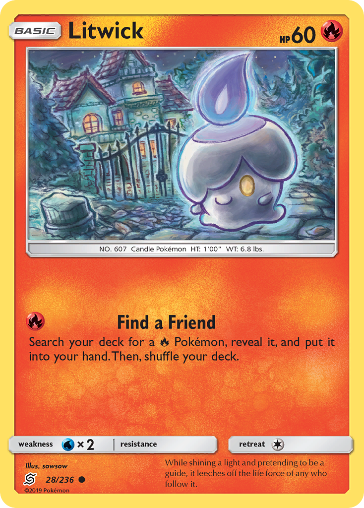 Litwick (28/236) [Sun & Moon: Unified Minds] | Card Merchant Takapuna