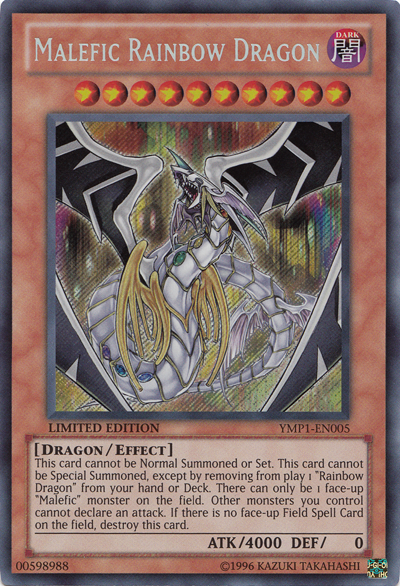 Malefic Rainbow Dragon [YMP1-EN005] Secret Rare | Card Merchant Takapuna