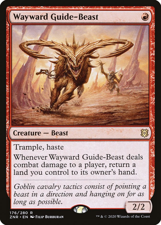 Wayward Guide-Beast [Zendikar Rising] | Card Merchant Takapuna