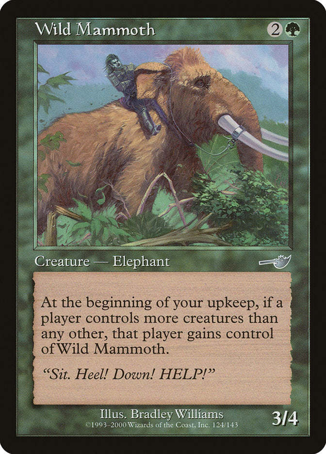 Wild Mammoth [Nemesis] | Card Merchant Takapuna