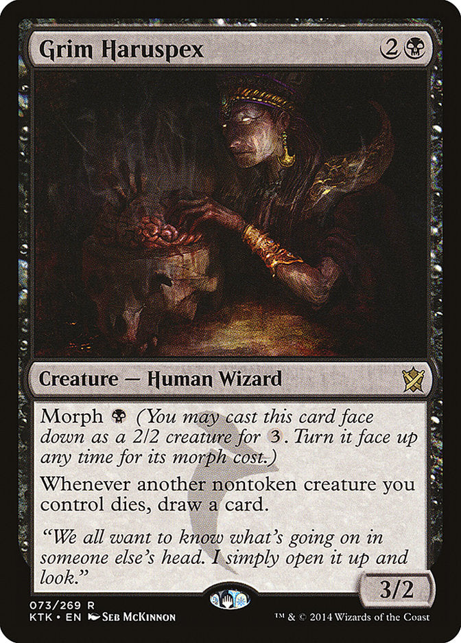 Grim Haruspex [Khans of Tarkir] | Card Merchant Takapuna