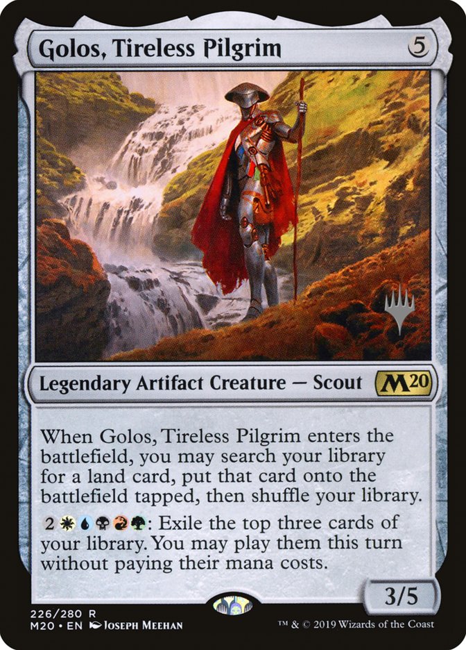 Golos, Tireless Pilgrim (Promo Pack) [Core Set 2020 Promos] | Card Merchant Takapuna