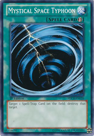 Mystical Space Typhoon [SDCR-EN026] Common | Card Merchant Takapuna