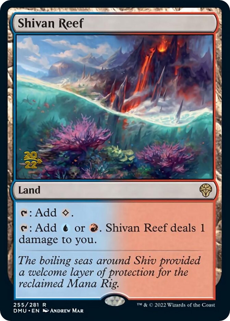 Shivan Reef [Dominaria United Prerelease Promos] | Card Merchant Takapuna