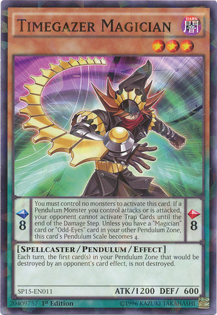 Timegazer Magician [SP15-EN011] Shatterfoil Rare | Card Merchant Takapuna