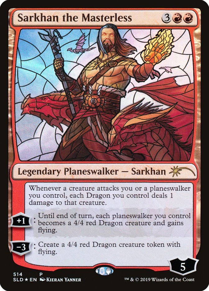 Sarkhan the Masterless (Stained Glass) [Secret Lair Drop Promos] | Card Merchant Takapuna