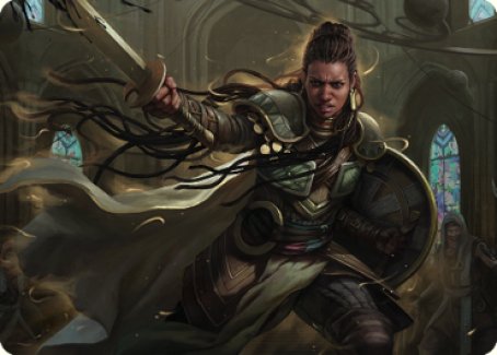 Shanna, Purifying Blade Art Card 1 [Dominaria United Art Series] | Card Merchant Takapuna