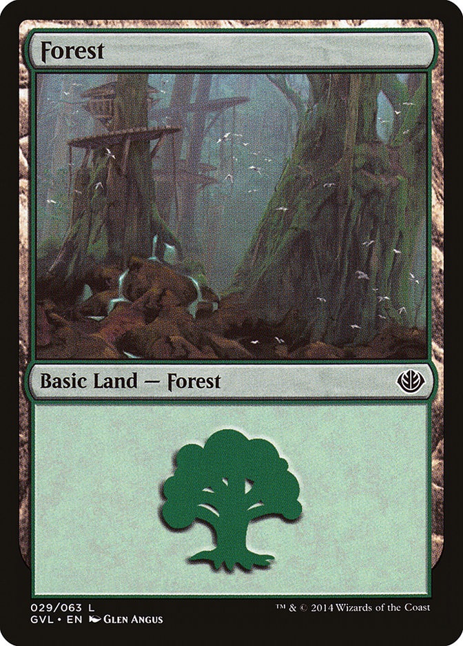 Forest (29) (Garruk vs. Liliana) [Duel Decks Anthology] | Card Merchant Takapuna