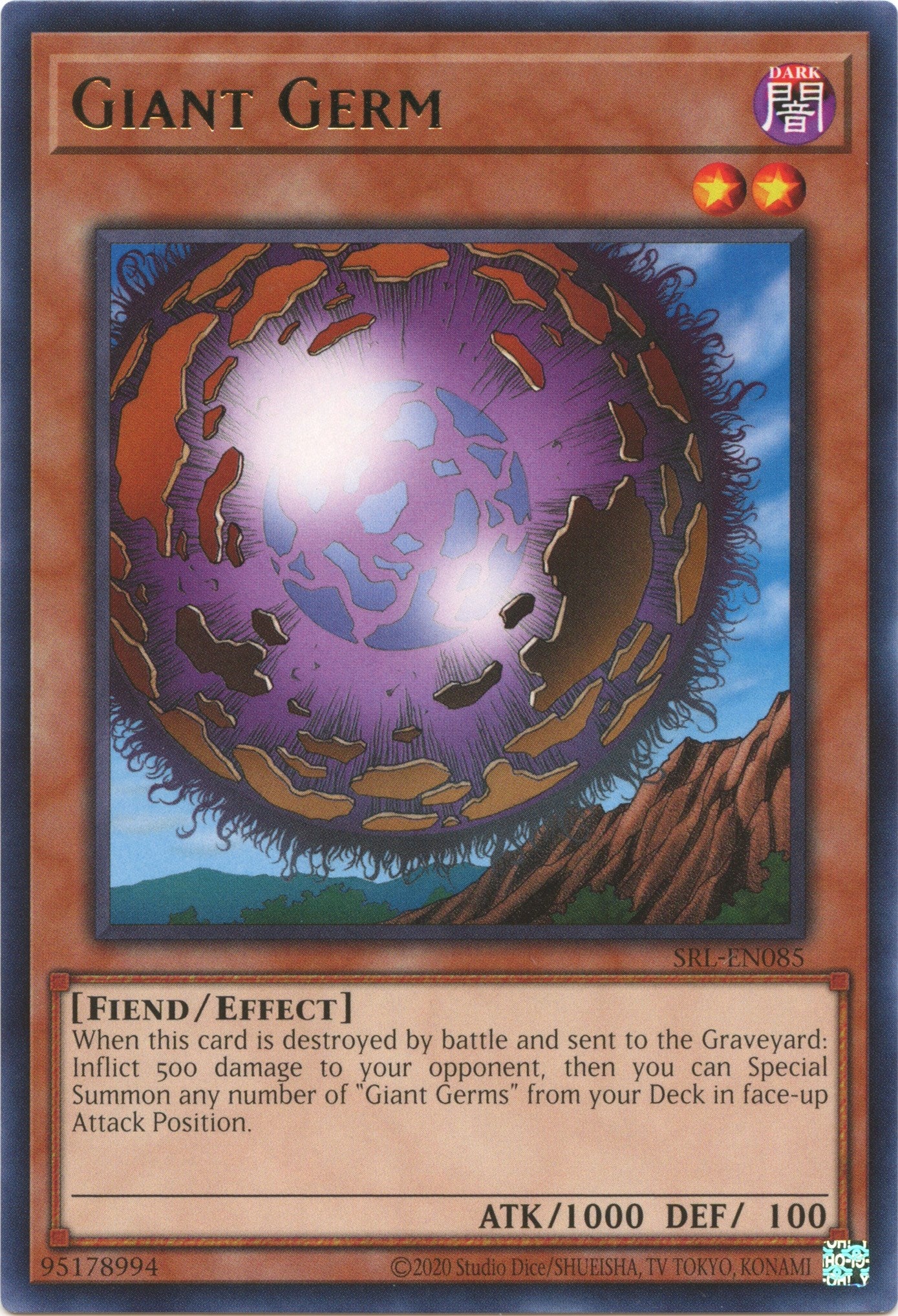 Giant Germ (25th Anniversary) [SRL-EN085] Rare | Card Merchant Takapuna