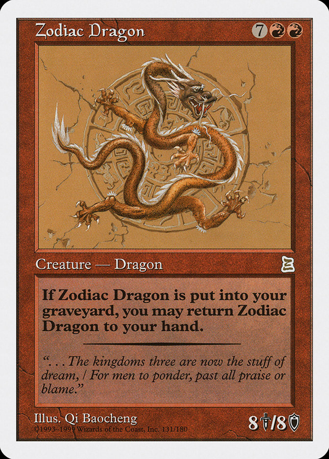 Zodiac Dragon [Portal Three Kingdoms] | Card Merchant Takapuna