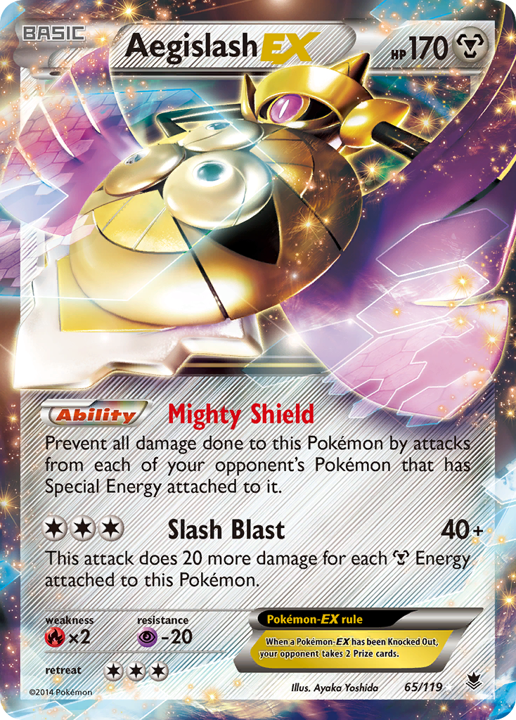 Aegislash EX (65/119) [XY: Phantom Forces] | Card Merchant Takapuna