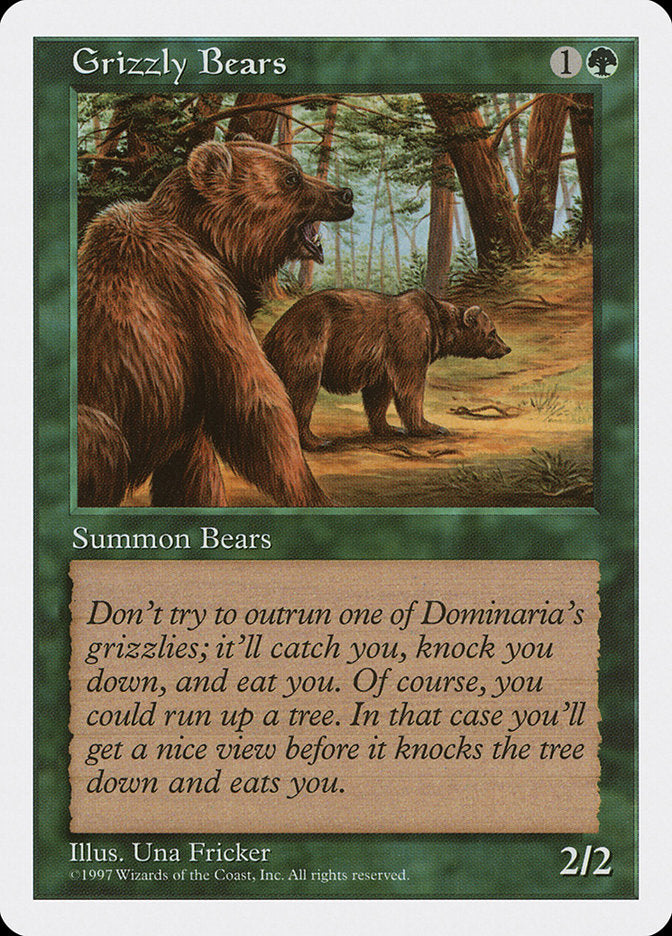 Grizzly Bears [Fifth Edition] | Card Merchant Takapuna