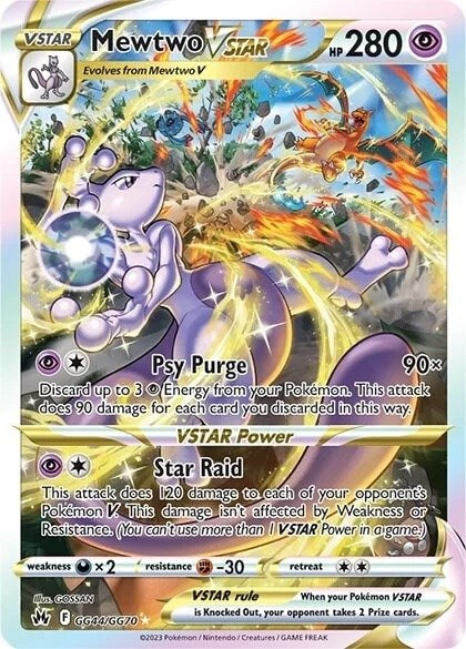 Mewtwo VSTAR (GG44/GG70) [Sword & Shield: Crown Zenith] | Card Merchant Takapuna