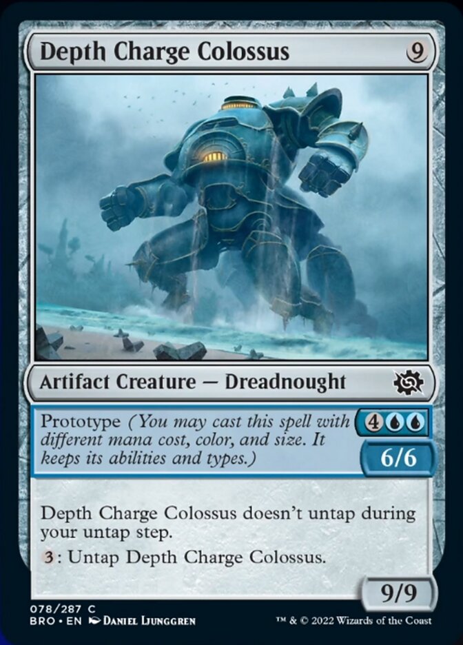 Depth Charge Colossus [The Brothers' War] | Card Merchant Takapuna