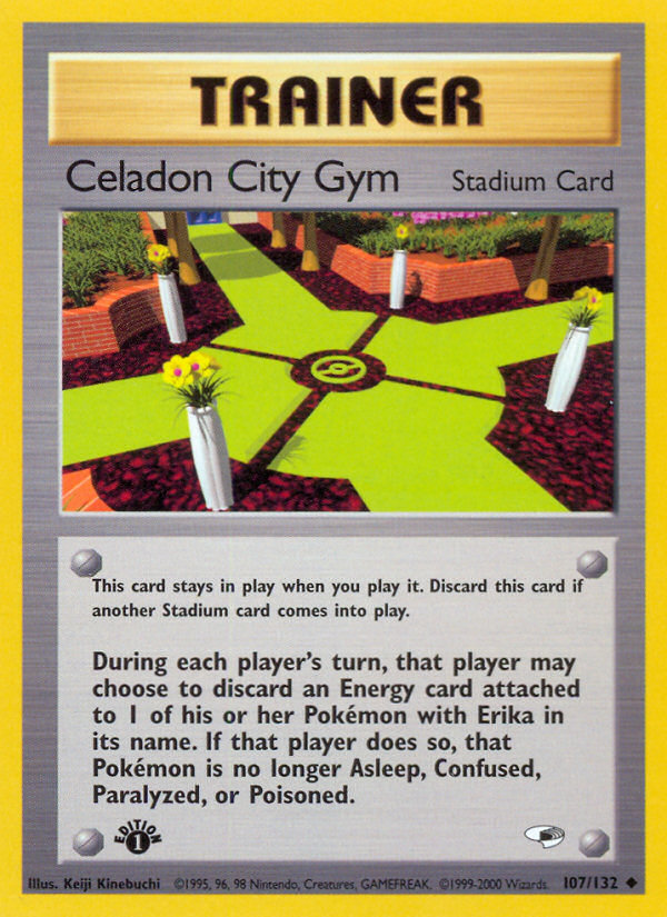 Celadon City Gym (107/132) [Gym Heroes 1st Edition] | Card Merchant Takapuna