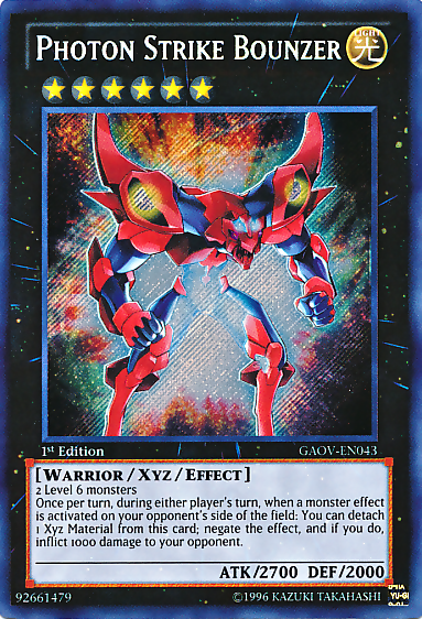 Photon Strike Bounzer [GAOV-EN043] Secret Rare | Card Merchant Takapuna