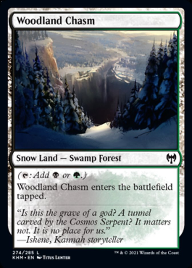 Woodland Chasm [Kaldheim] | Card Merchant Takapuna