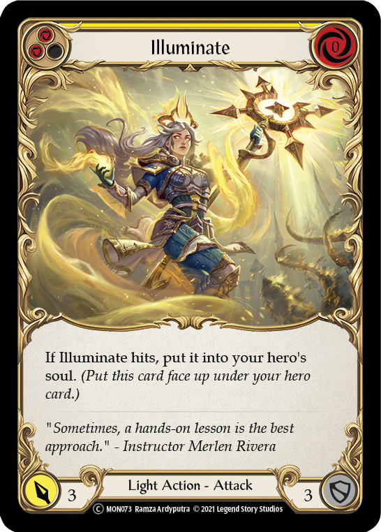 Illuminate (Yellow) [U-MON073] (Monarch Unlimited)  Unlimited Normal | Card Merchant Takapuna