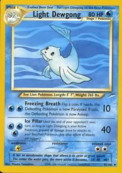 Light Dewgong (45/105) [Neo Destiny Unlimited] | Card Merchant Takapuna